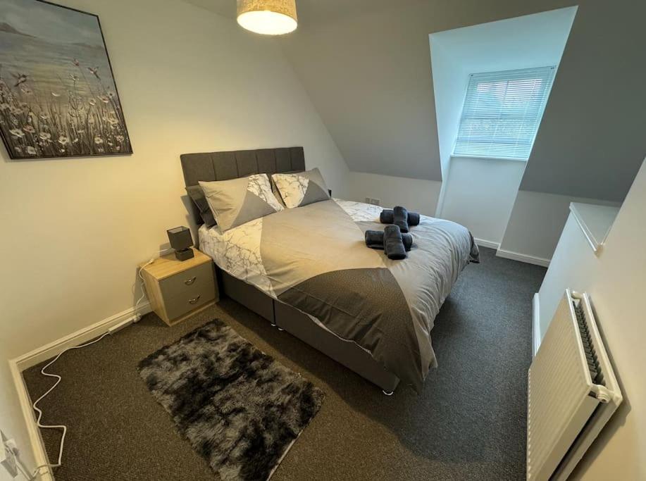 Modern Townhouse - 3 Bed 2.5 Bath 2 Private Gated Parking Villa Wellingborough Kültér fotó