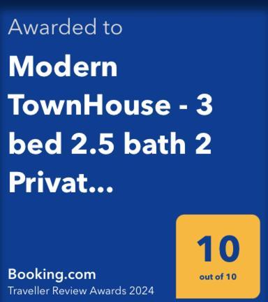 Modern Townhouse - 3 Bed 2.5 Bath 2 Private Gated Parking Villa Wellingborough Kültér fotó